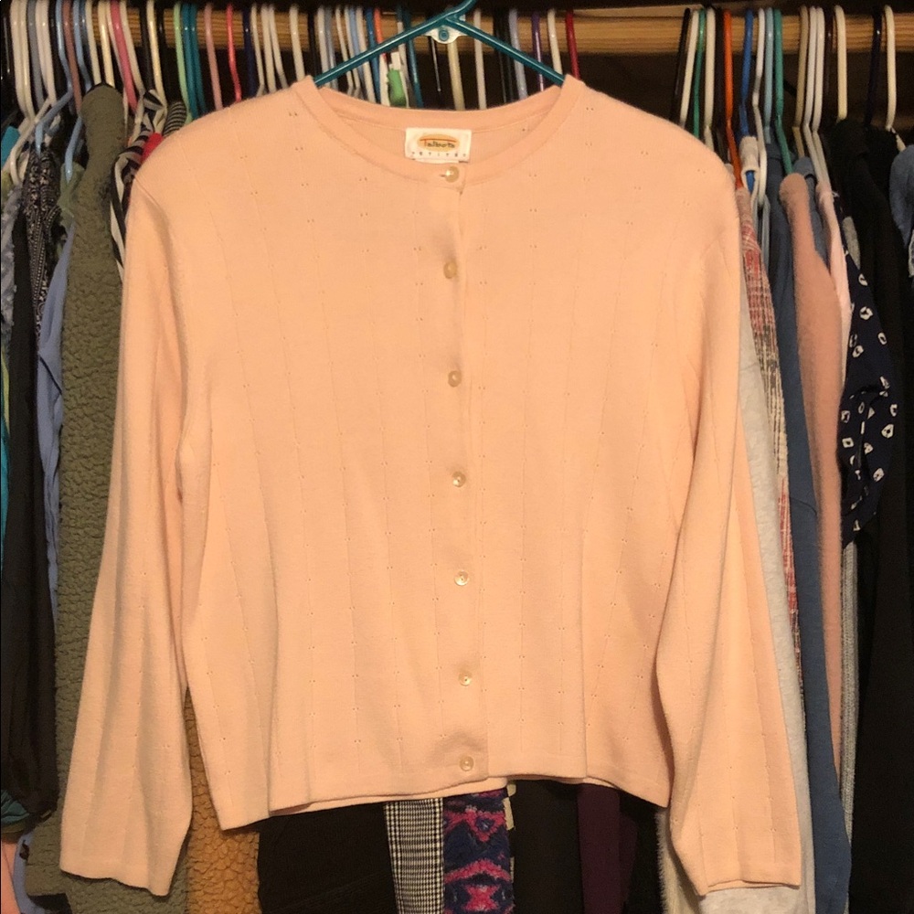 Talbots Soft Pink Knit Sweater